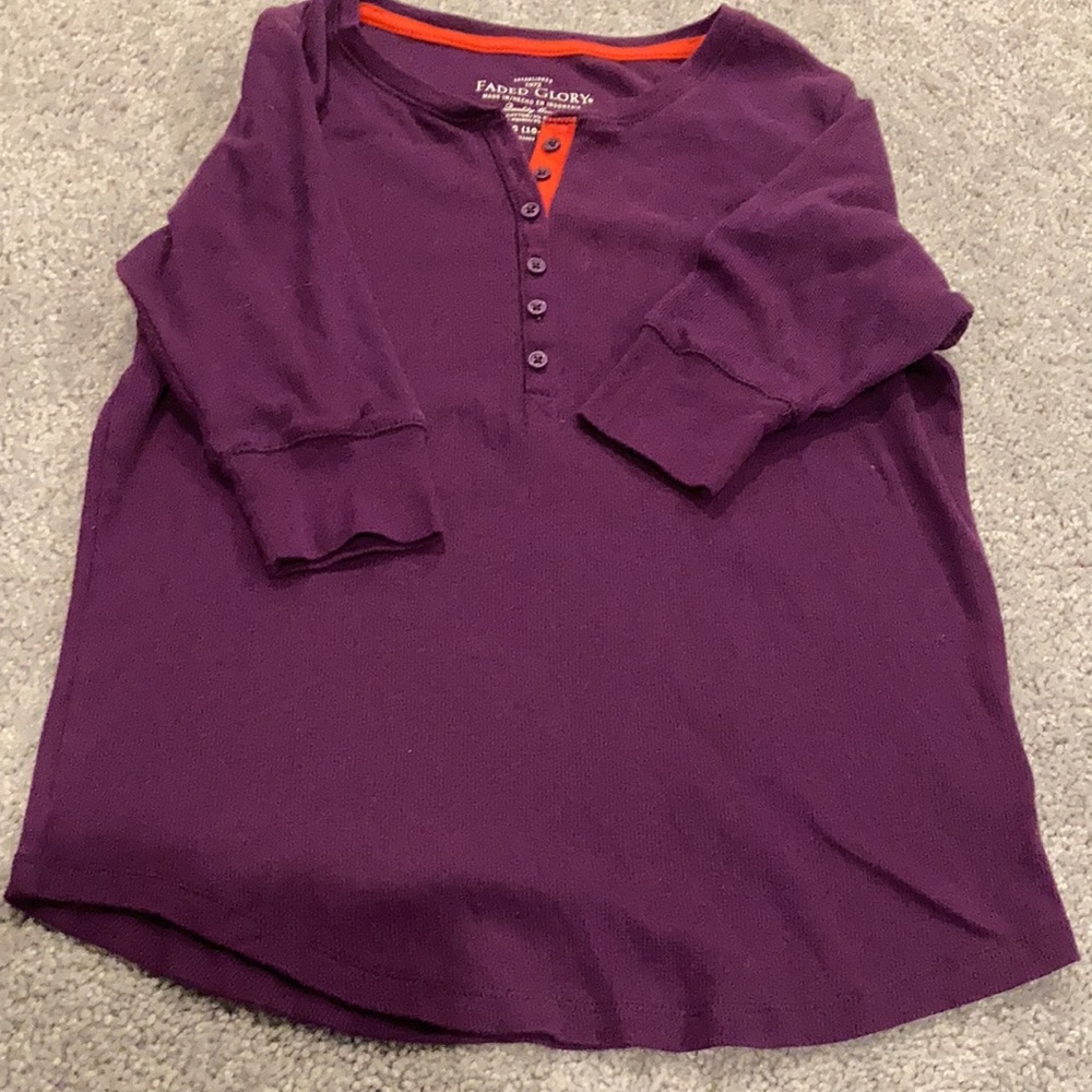 Faded Glory Half Quarter Sleeve Shirt